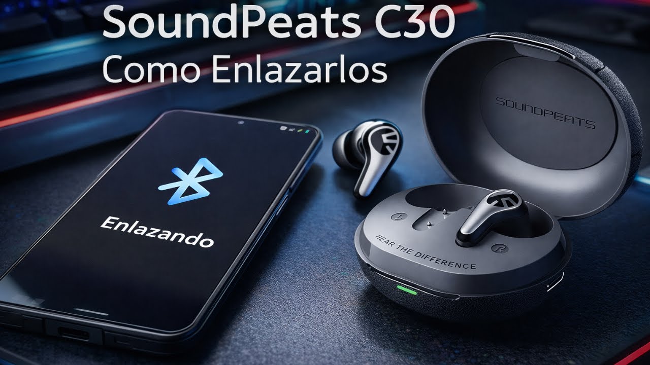 🎧SOUNDPEATS C30 | Como Enlazar y Conectar | Configura HI-RES y LDAC