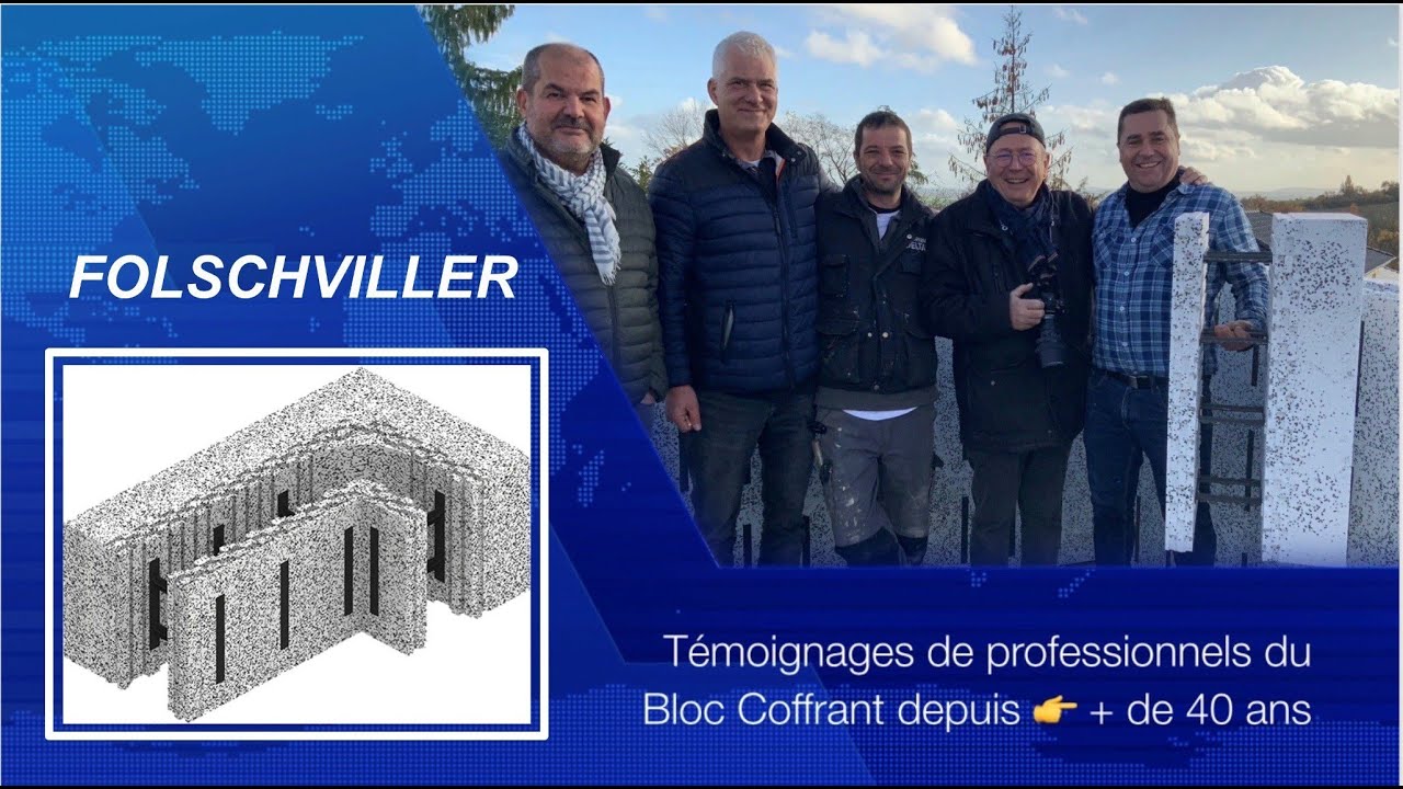 Témoignages de professionnels du Bloc Coffrant Polystyrène depuis 👉 + de 40 ans