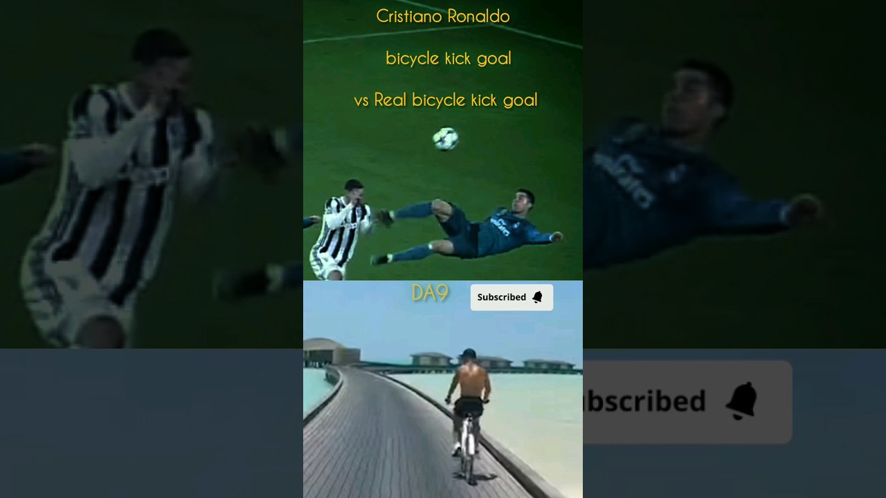 Cristiano Ronaldo Real Bicycle kick VS   bicycle kick goal😳 😈