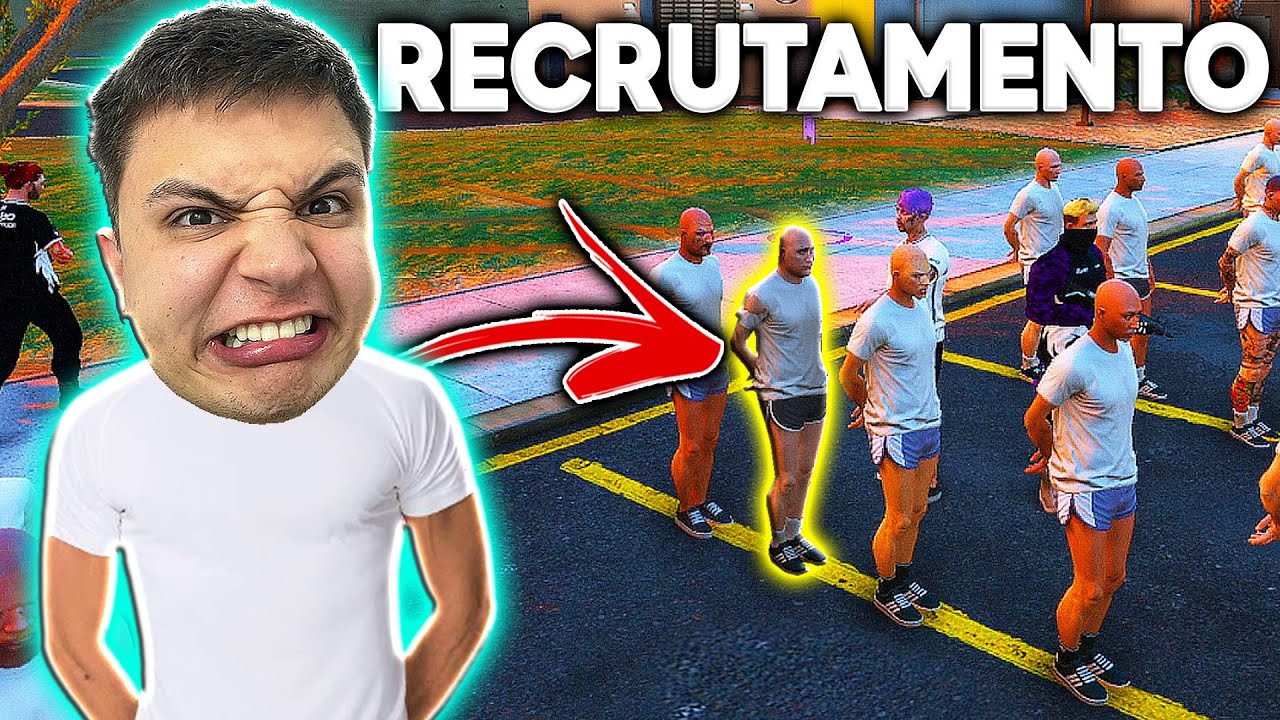 FAQUEI O CHEFE DA POLlCIA no RECRUTAMENTO 😂 GTA RP (Paulinho o LOKO)