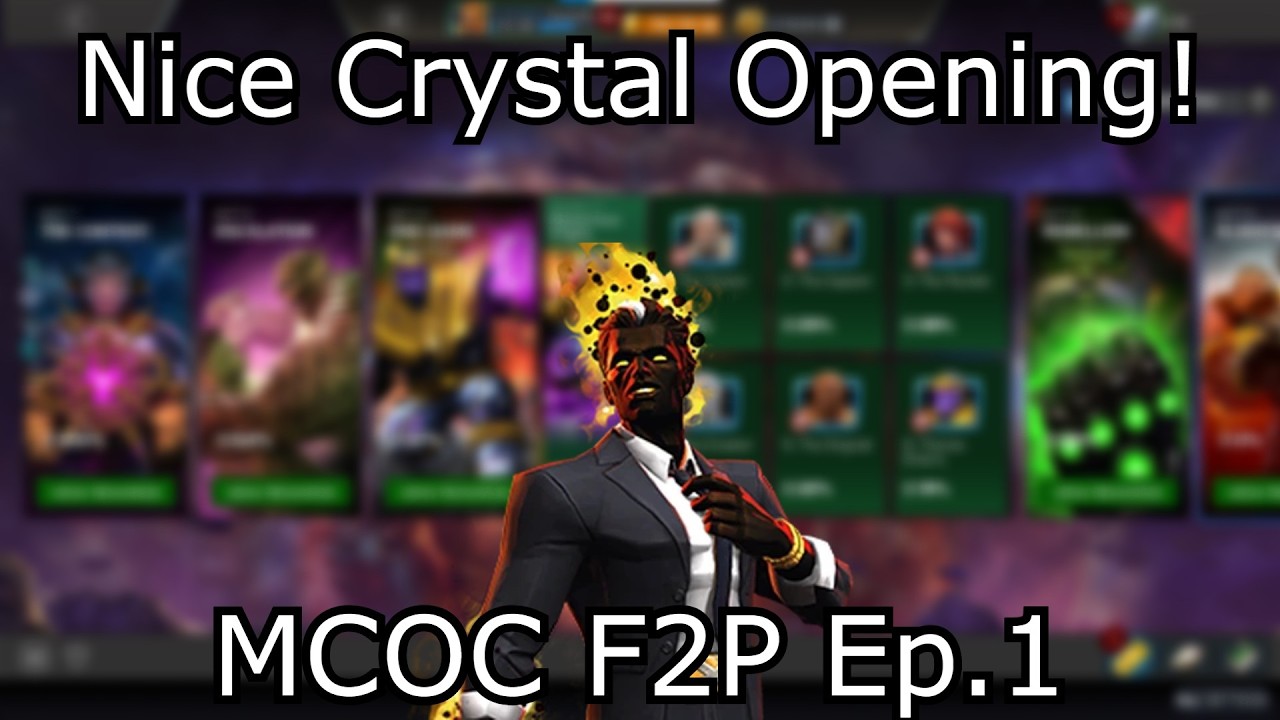 Pushing Through Early Game! - Marvel Contest Of Champions F2P Ep.1