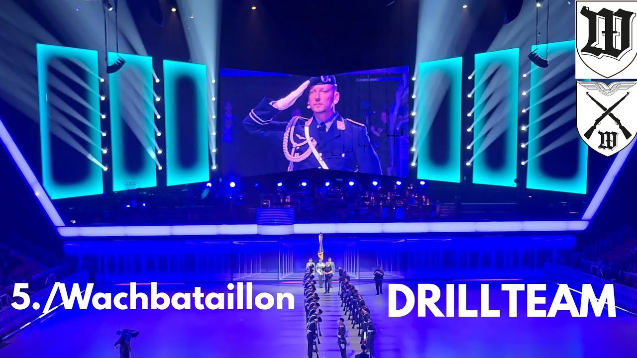 Drillteam 5./Wachbataillon BMVg beim Musikfest der Bundeswehr 2025