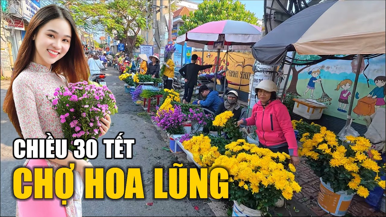 Chợ Hoa Lũng chiều 30 Tết Bính Ngọ 2026 (17.02.2026)