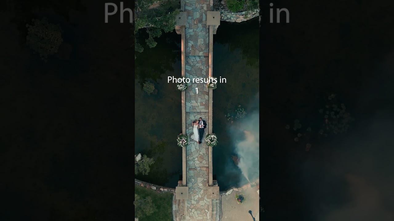 Drone photos just hit different #wedding #bride #weddingphotography #drone