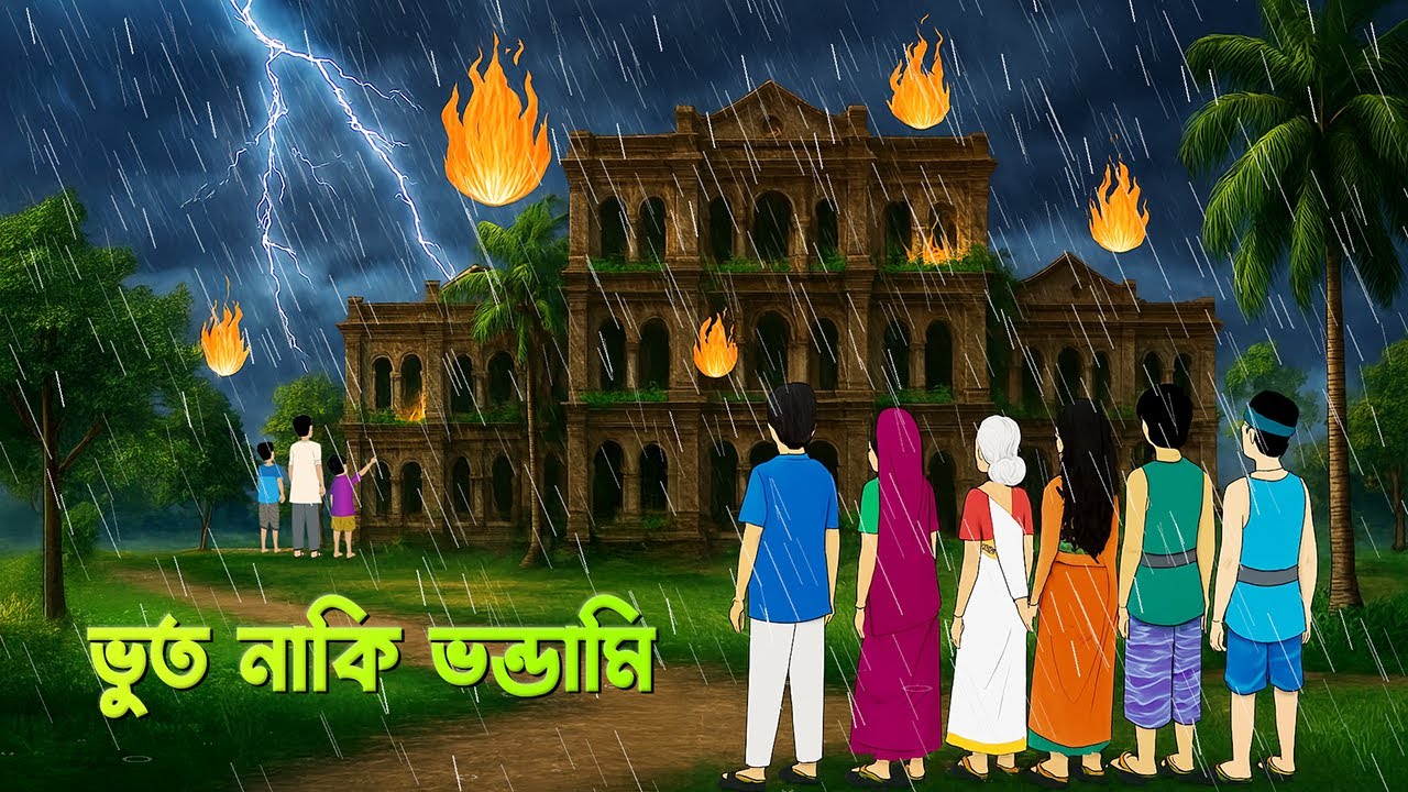 ভূত নাকি ভণ্ডামি | Bhoot Naki Bhondami | Bhuter Golpo | Bengali Moral Stories | Story Bird Cartoon