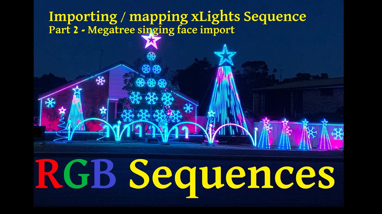 Import xLights Sequence - Mega Tree Singing Faces
