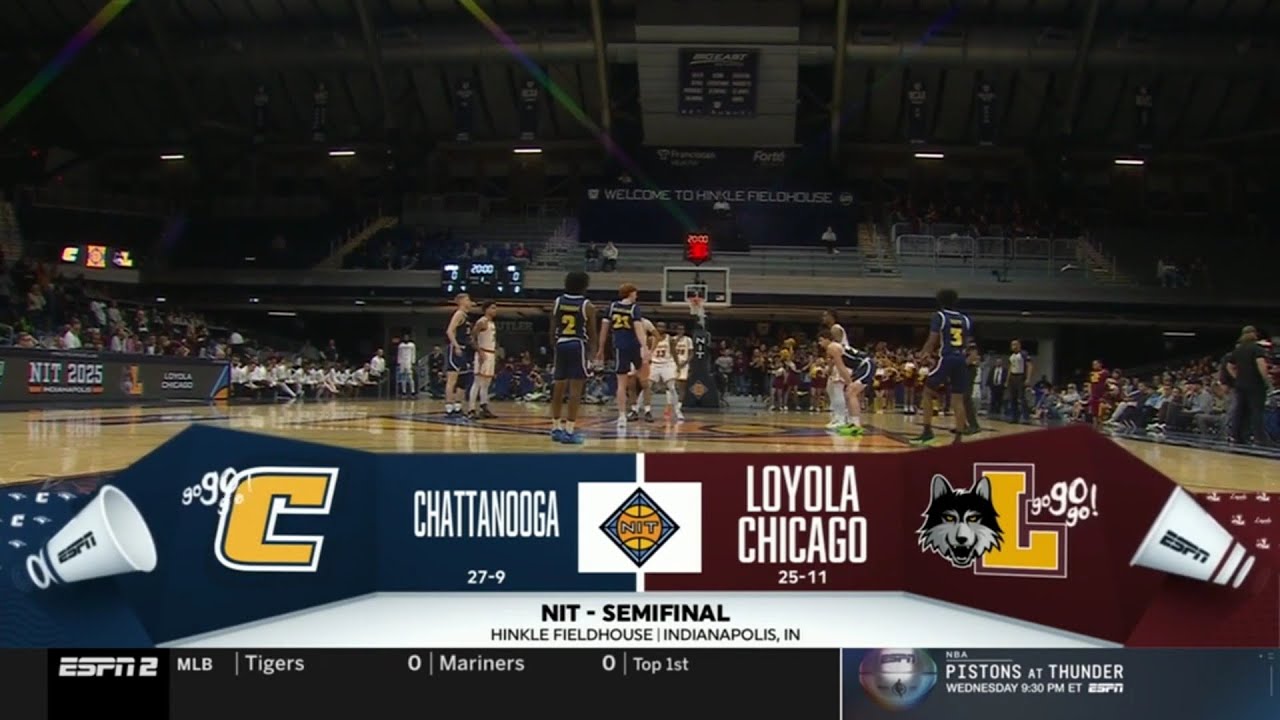 NCAAM 2025.04.01 NIT Semifinal #2 - (5) Chattanooga vs (5) Loyola Chicago