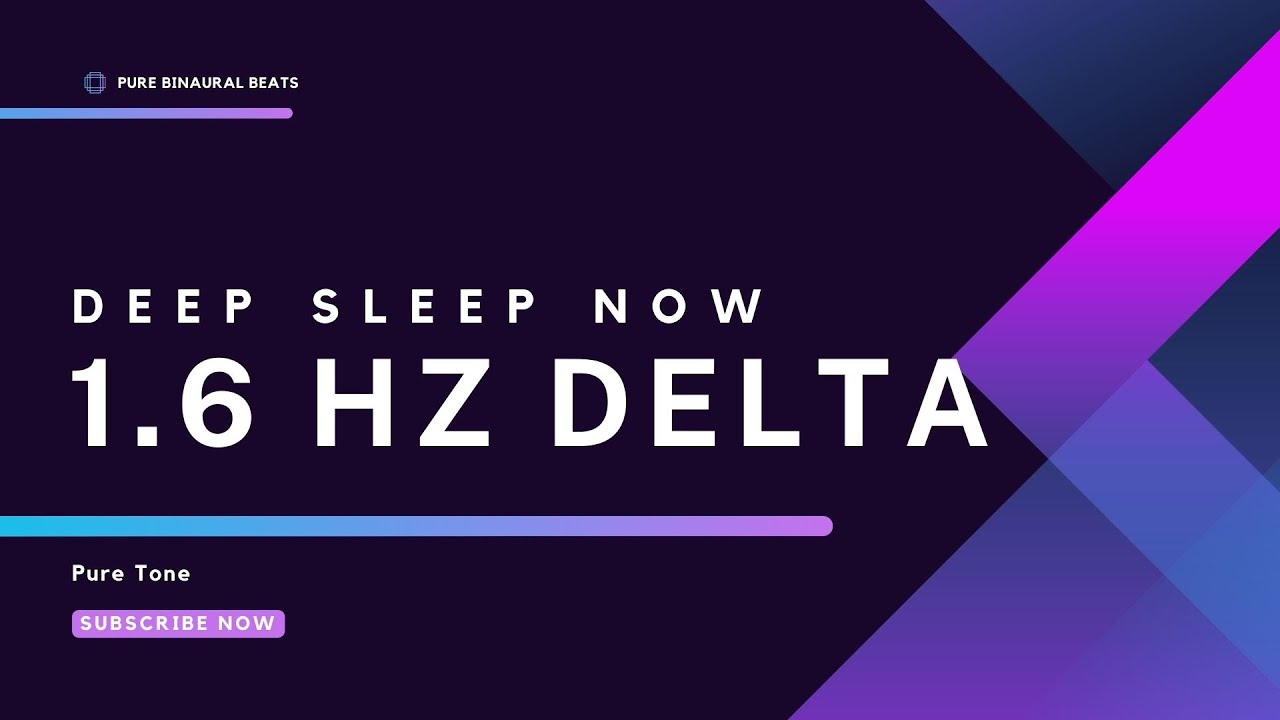 Unleash the Healing Power of Your Mind with Pure 1.6 Hz Delta Waves Binaural Beats! 🎧🌊