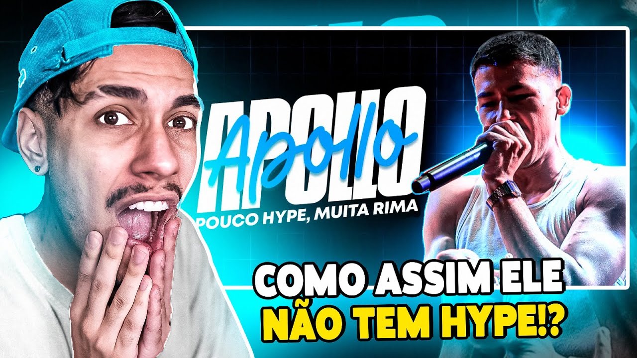 ELE NÃO TEM HYPE !!? React POUCO HYPE, MUITA RIMA - Apollo MC 🚀 ‹ Ine Games ›