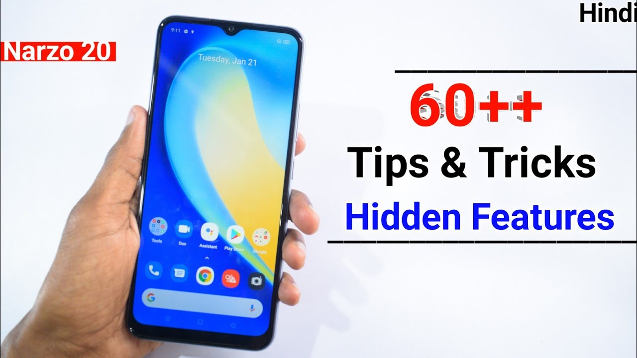 Realme Narzo 20 Tips And Tricks - Top 60++ Hidden Features | @TechnoNabeel
