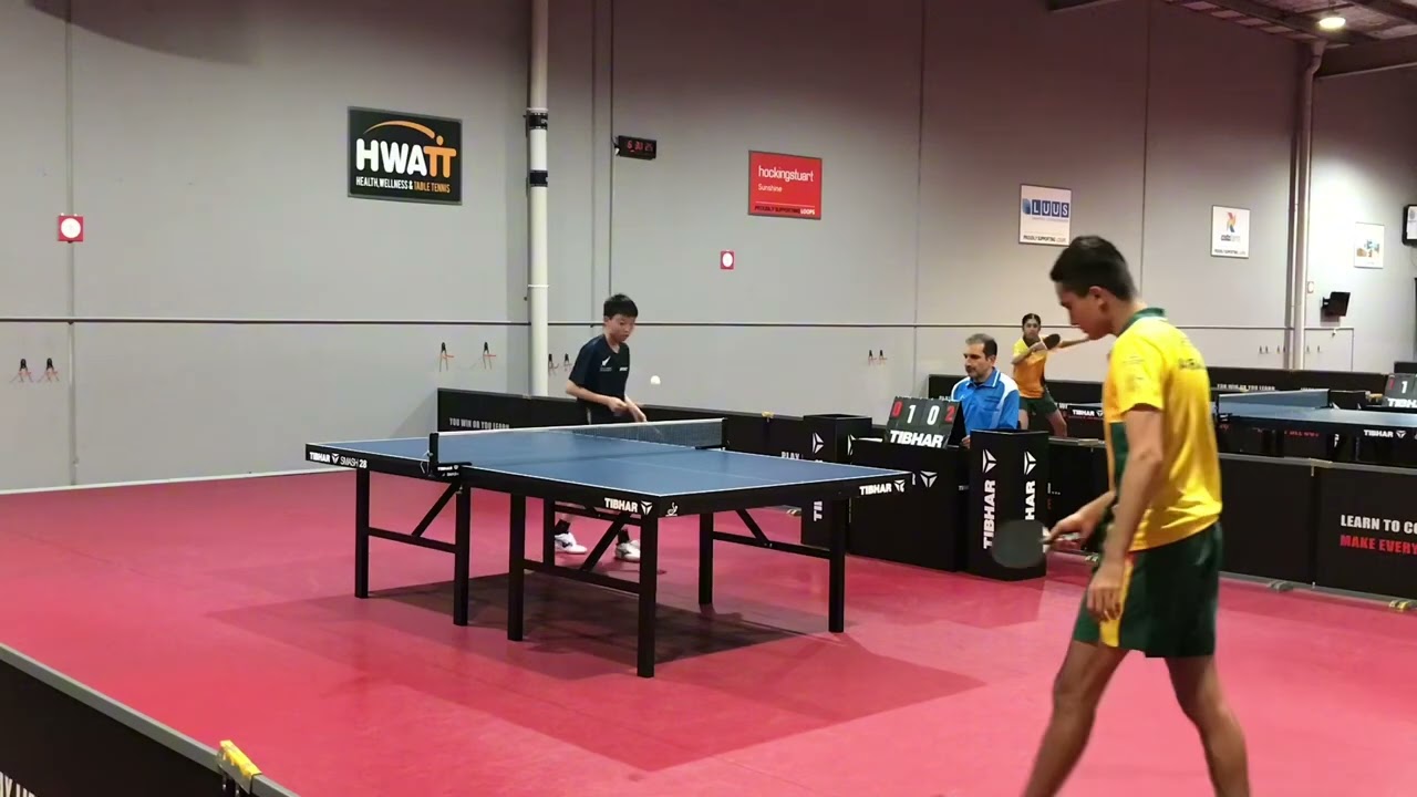 Highlights | Eli Ho(NZ) vs Aditya Sareen(AUS) | U19 Boy’s Teams | ITTF-Oceania Youth Champs 2024 |