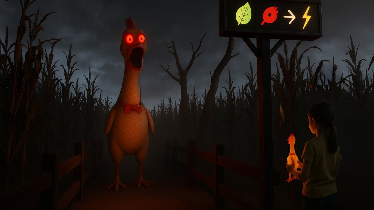 A GALINHA DE BORRACHA VIROU UM MONSTRO! 😱 (Squawky Demo)