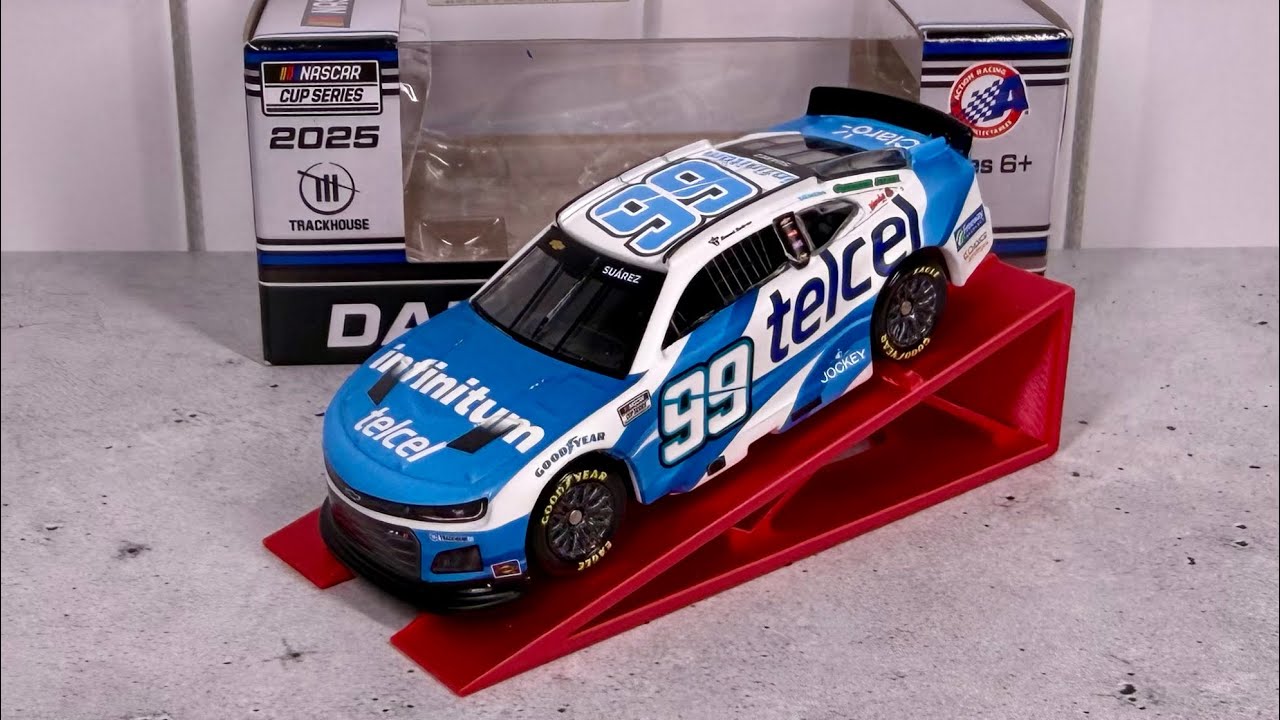 ОБЗОР: Даниэль Суарес 2025 Telcel 1:64 NASCAR Литье под давлением