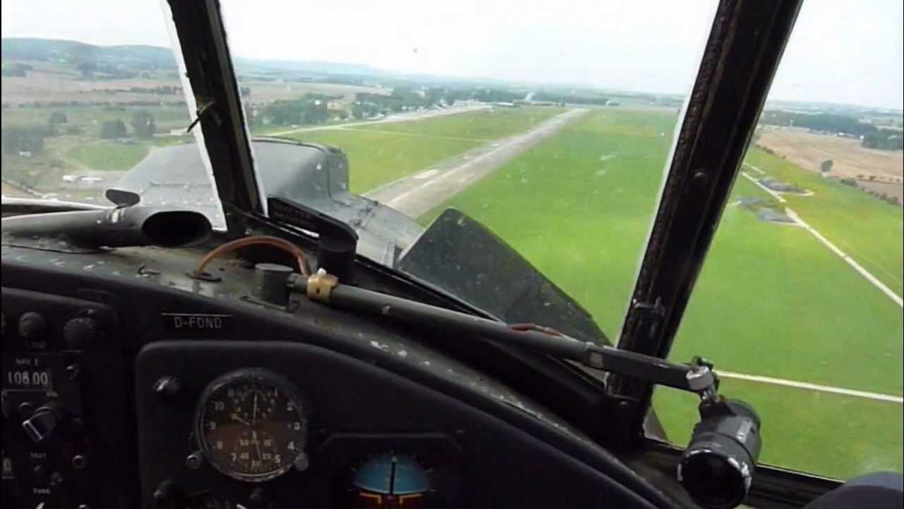 ✈ Antonov AN 2 cockpit flight over Bautzen from F/O seat - Flug über Bautzen