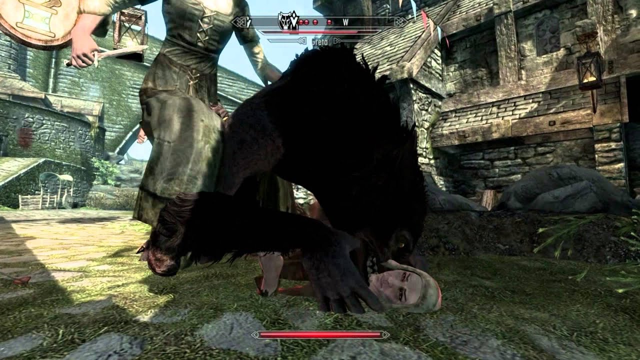 THE DEADLY WEREWOLF OF SKYRIM