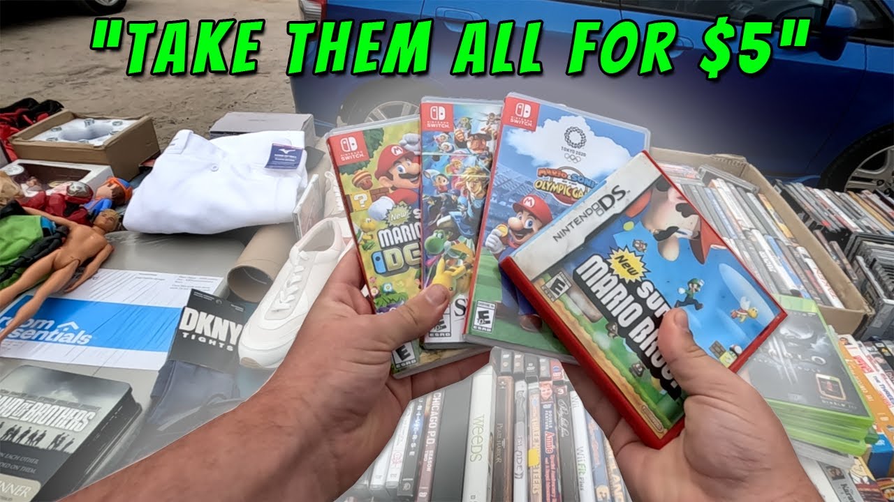 Hunting for Video Games at my Local Flea Market!