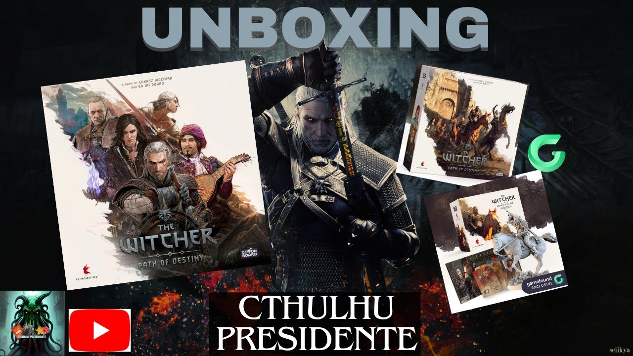Unboxing The Witcher La Senda del Destino +Recompensas de gamefound