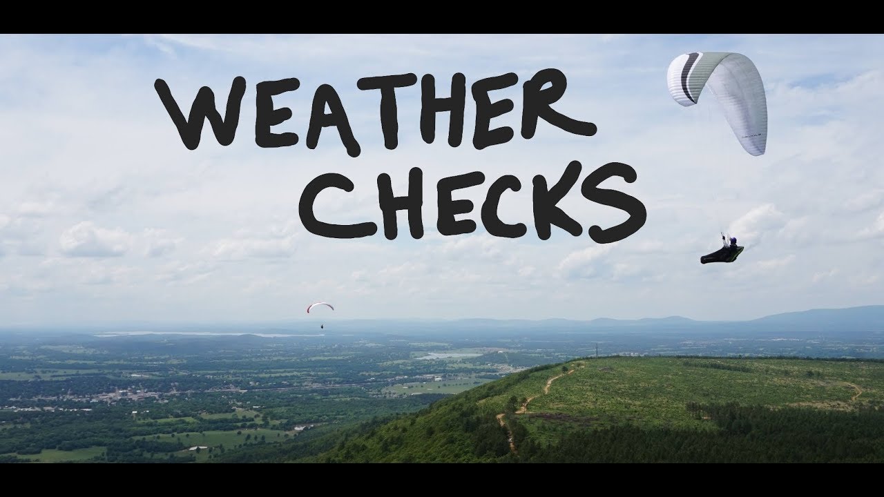 Midday Weather Check Paramotor Flight.  Micrometerorology