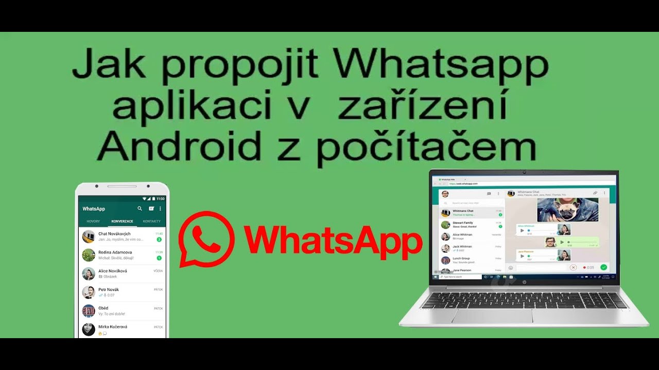 Propojen&iacute; Whatsapp s PC
