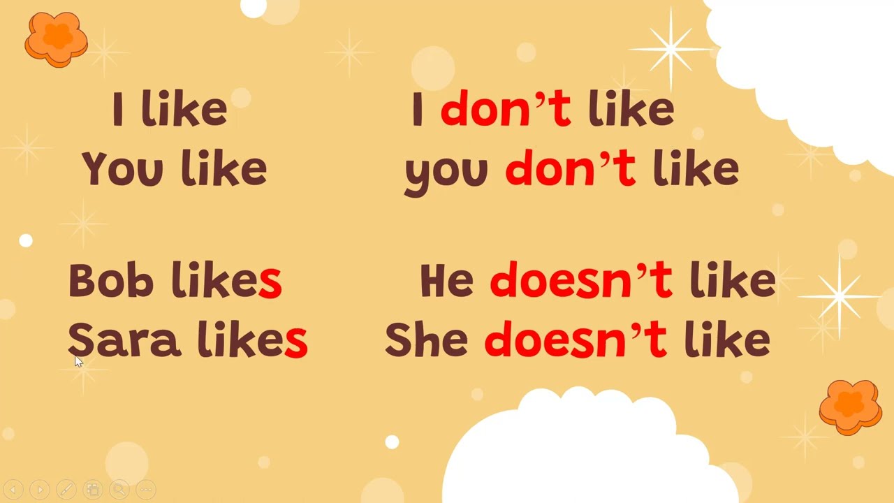 Cambridge Global English - Stage 1 - Lesson 13:   Don't doesn't