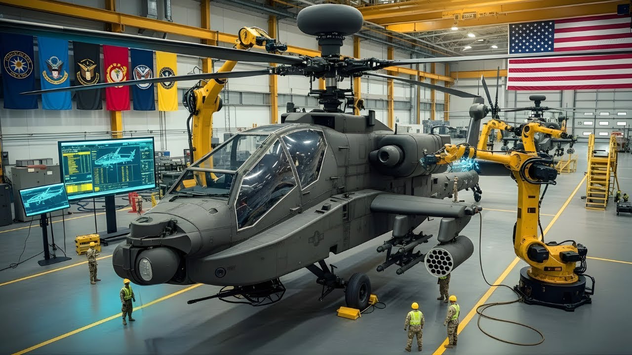Inside the $2 BILLION Army Factory: Apache, Black Hawk & Chinook (Full Process)