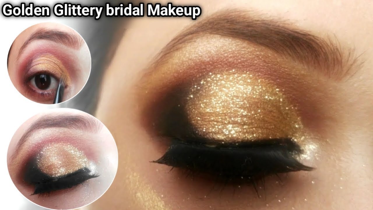 STEP-BY-STEP Indian/asian BRIDAL Eye makeup |Glittery Eye makeup | Annie Mudassar Official💕🦋