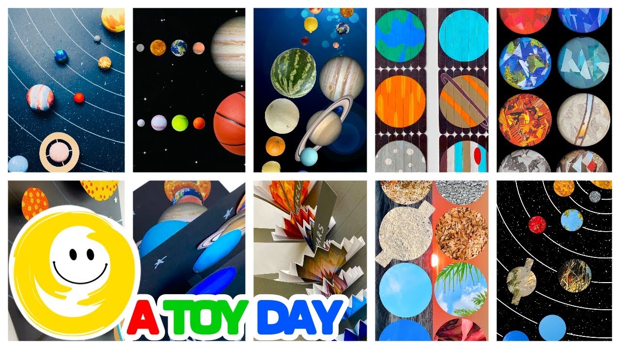 Top 10 DIY Learn Planets Compilation 🧩📖🪐🌎🔭 | Best 10 Solar System Projects for kids to learn planets