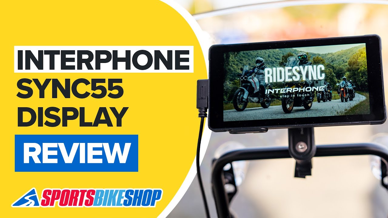 Interphone SYNC55 smartphone connection system review - Sportsbikeshop