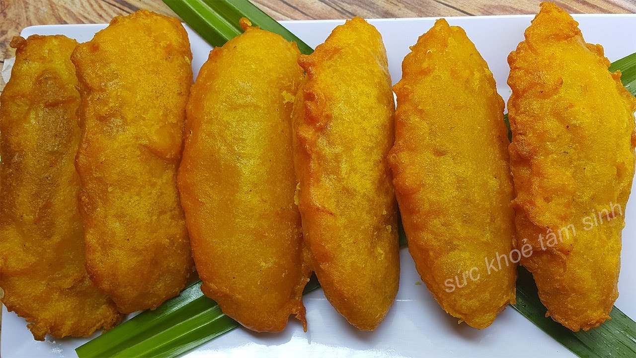 Bánh Chuối Chiên | Cách làm bánh chuối chiên giòn lâu tại nhà đơn giản mà ngon