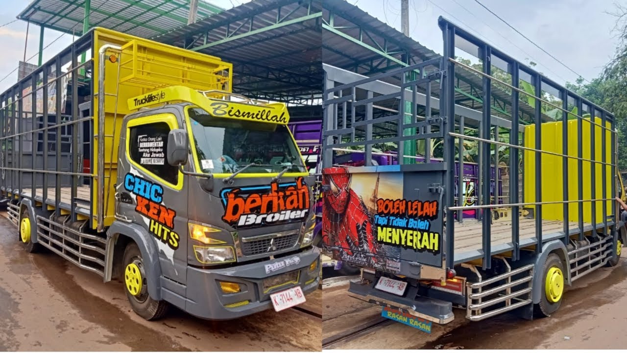 Truck Modifikasi Bak Ayam || Truck Minimalis Karoseri Irsyad Putra