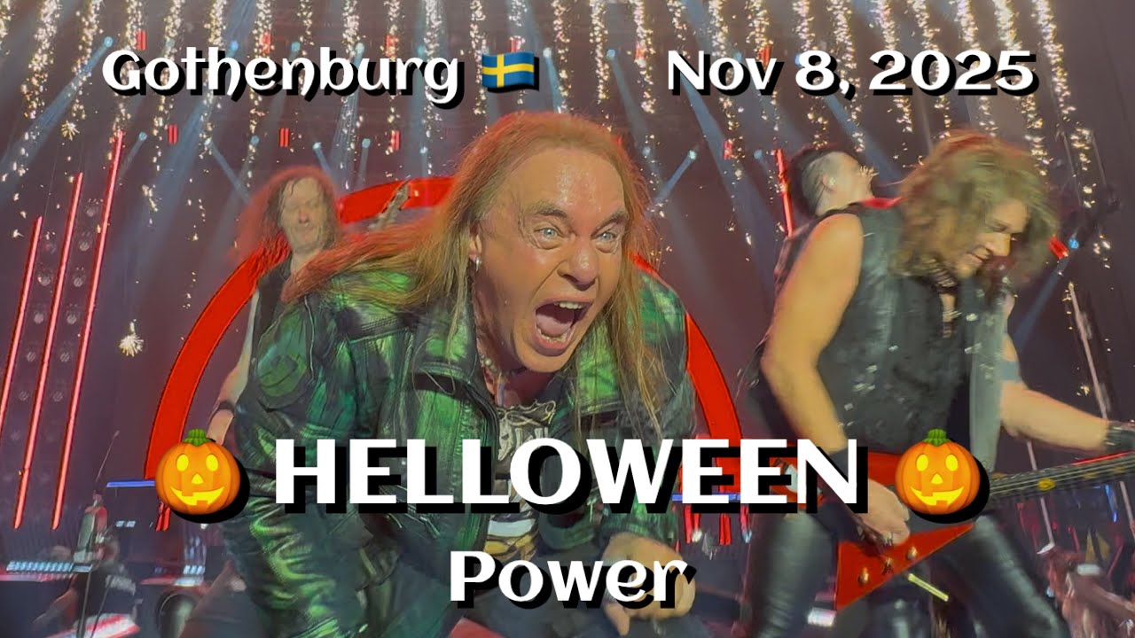 Helloween - Power @Partille Arena, Gothenburg, Sweden 🇸🇪 November 8, 2025 LIVE HDR 4K