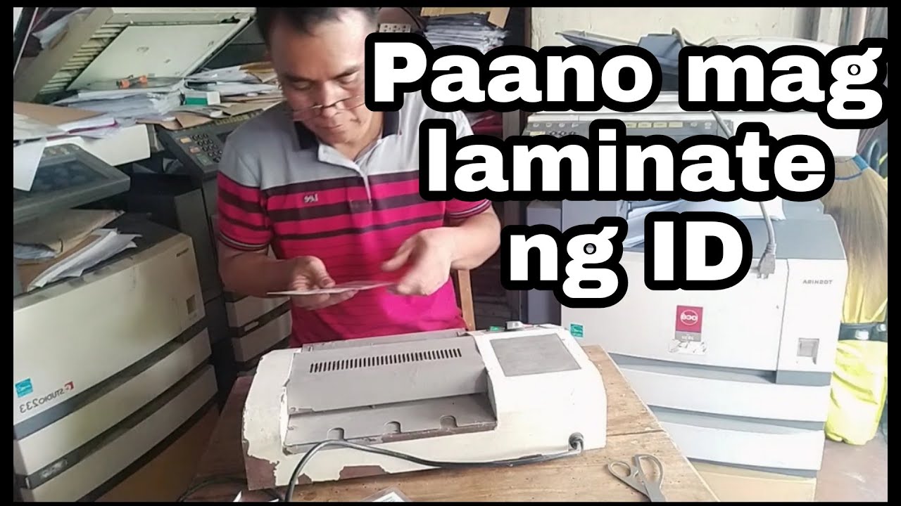 Paano Mag Laminate ng ID? Kaya ko ba!| Kuya Ymann