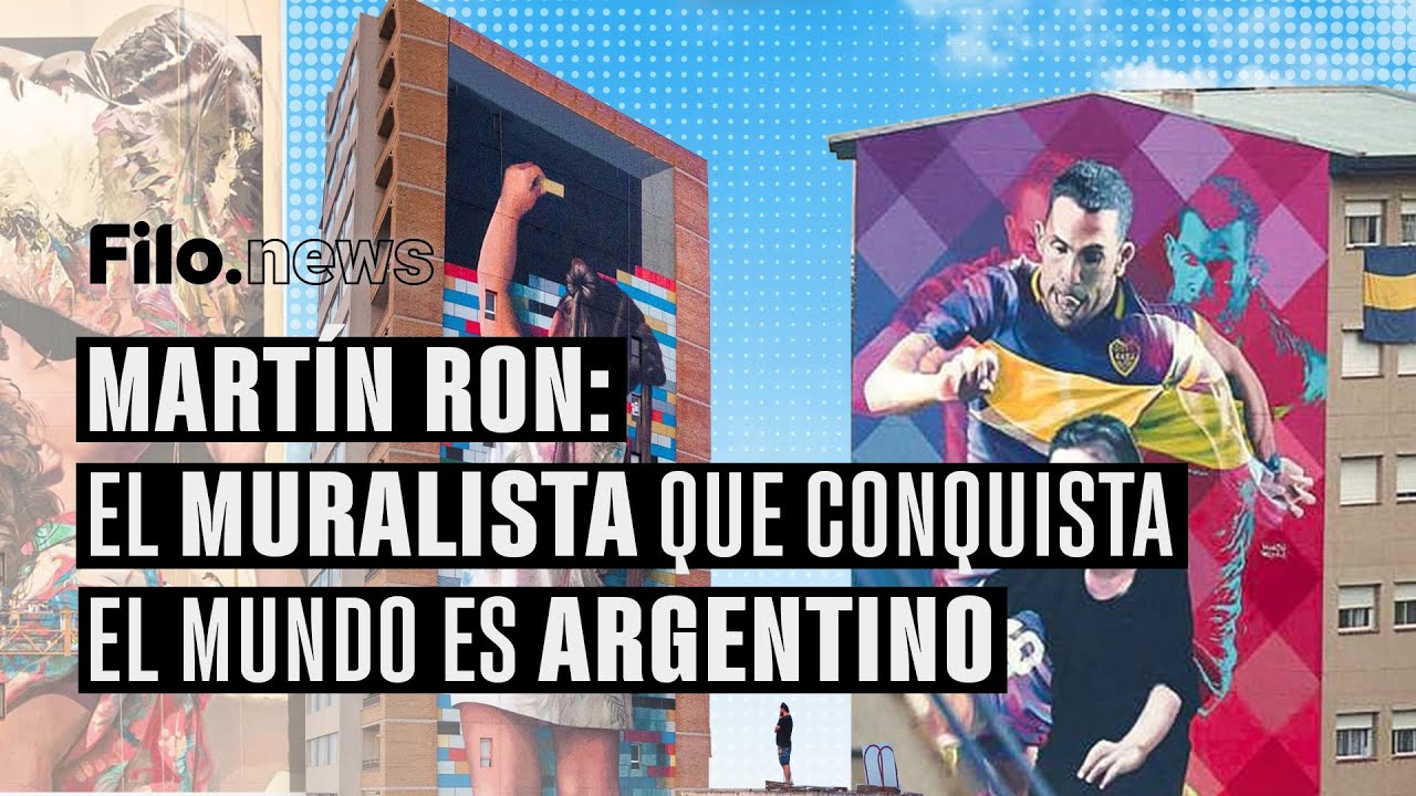 MARTÍN RON: el artista argentino que pintó el MURAL MÁS GRANDE de Latinoamérica