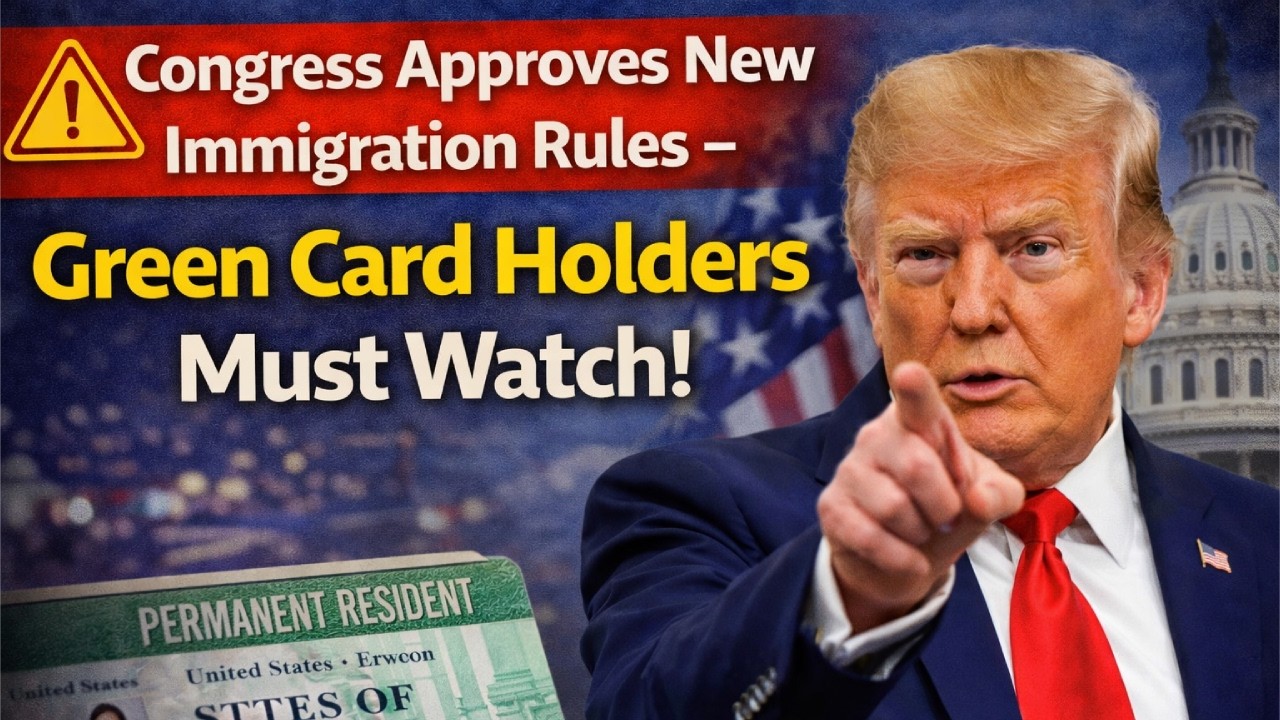 ⚠️ Congress : New Immigration Rules – Green Card Holders Must Watch!