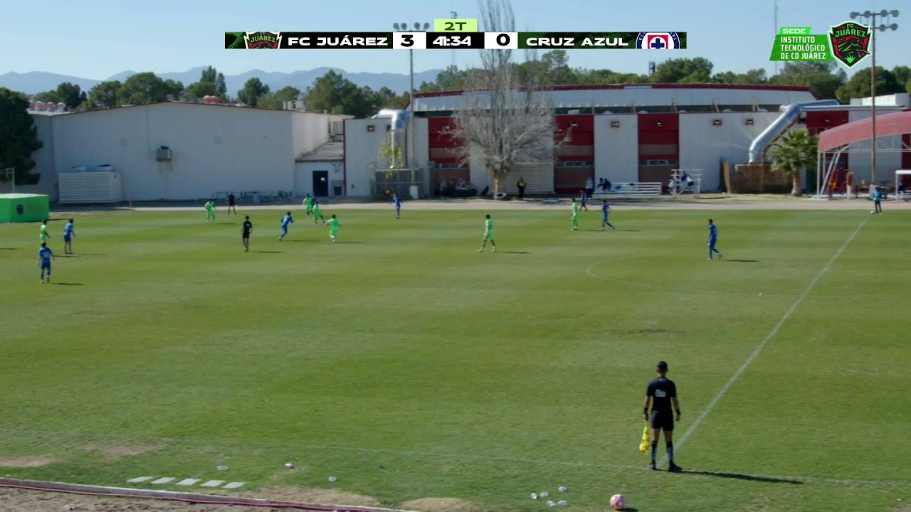 JORNADA 4 FC JUÁREZ VS CRUZ AZUL SUB 19