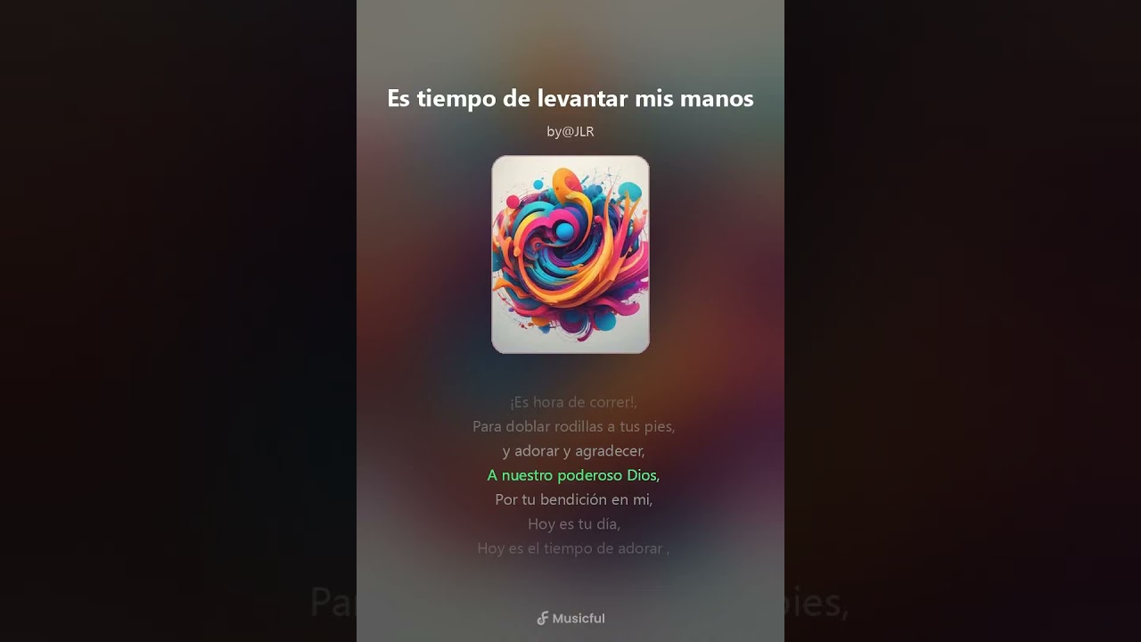 Es tiempo de levantar mis manos