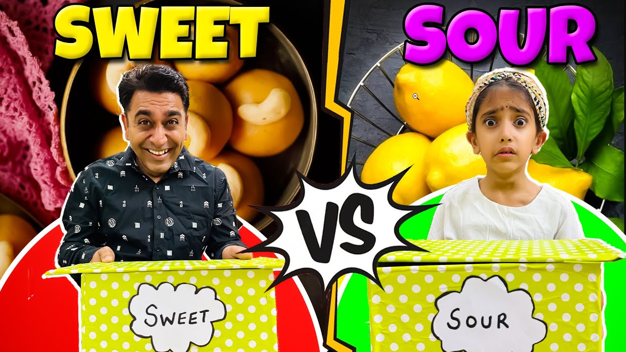 SWEET😍 VS SOUR🤣| Food Eating Challenge | Indian Food Eating Challenge | Samayra Narula