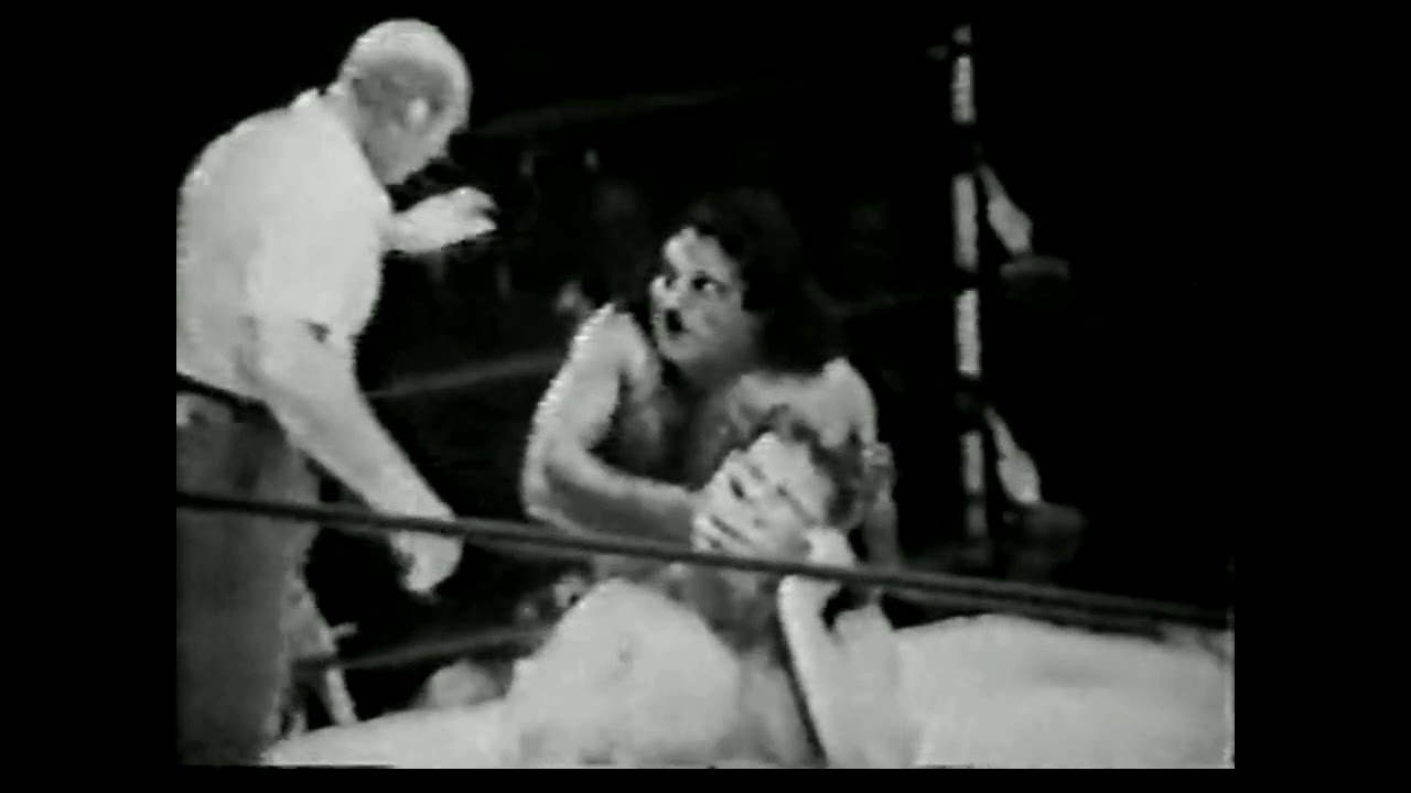 Baron Michele Leone vs (Count) Billy Varga 1950s Los Angeles professional wrestling