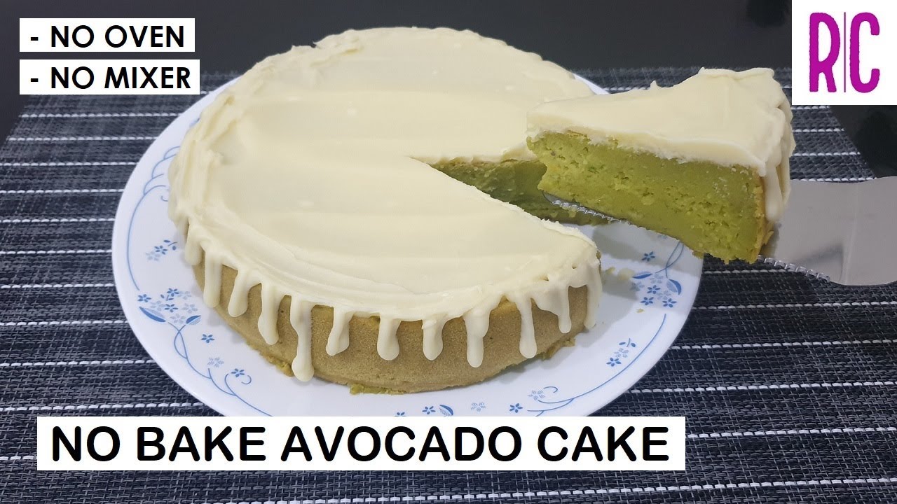 NO BAKE AVOCADO CAKE | No Oven Avocado Cake | Recel Creates