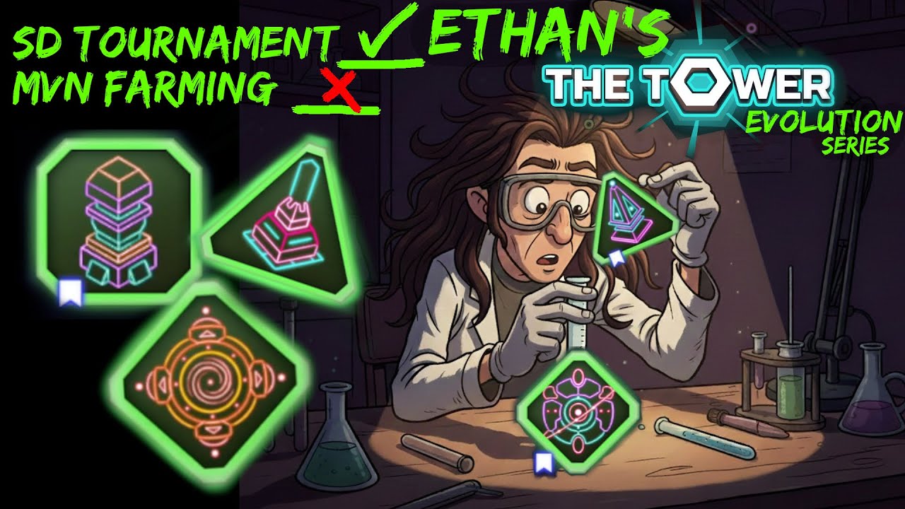 The Tower - Evolution series - Trying tournament mods & MVN results....for science. ep 55