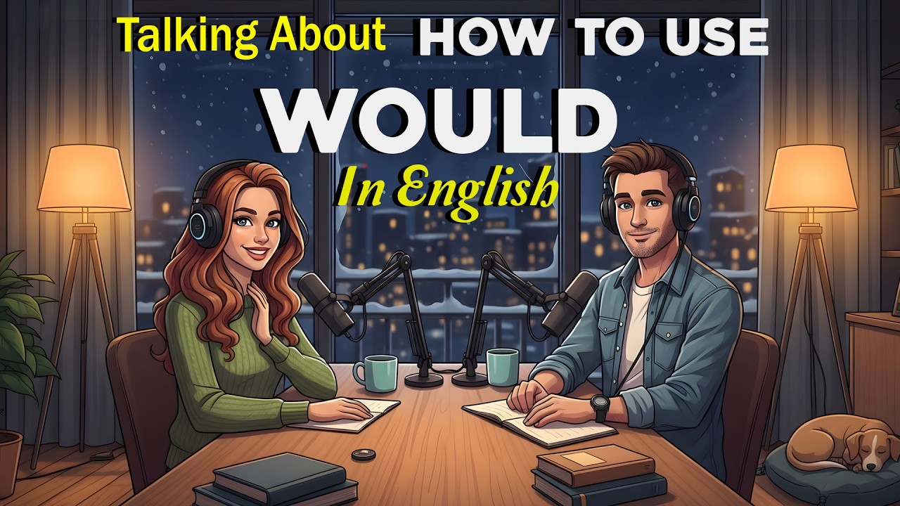 How to Use Would in English |  Daily English Conversations | English Podcast