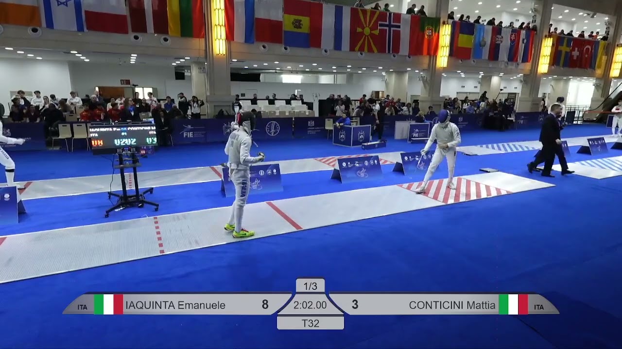 2026 352 T32 14 M F Individual Tbilisi GEO 8 CONTICINI ITA vs IAQUINTA ITA