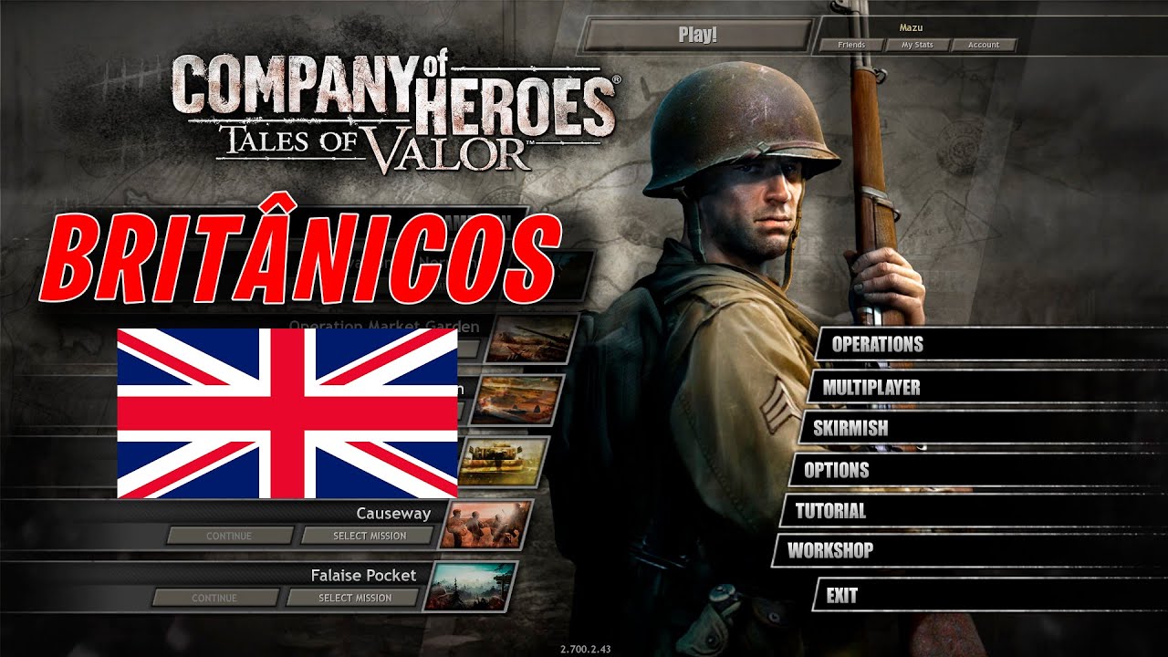 COMPANY OF HEROES | BRITÂNICOS 