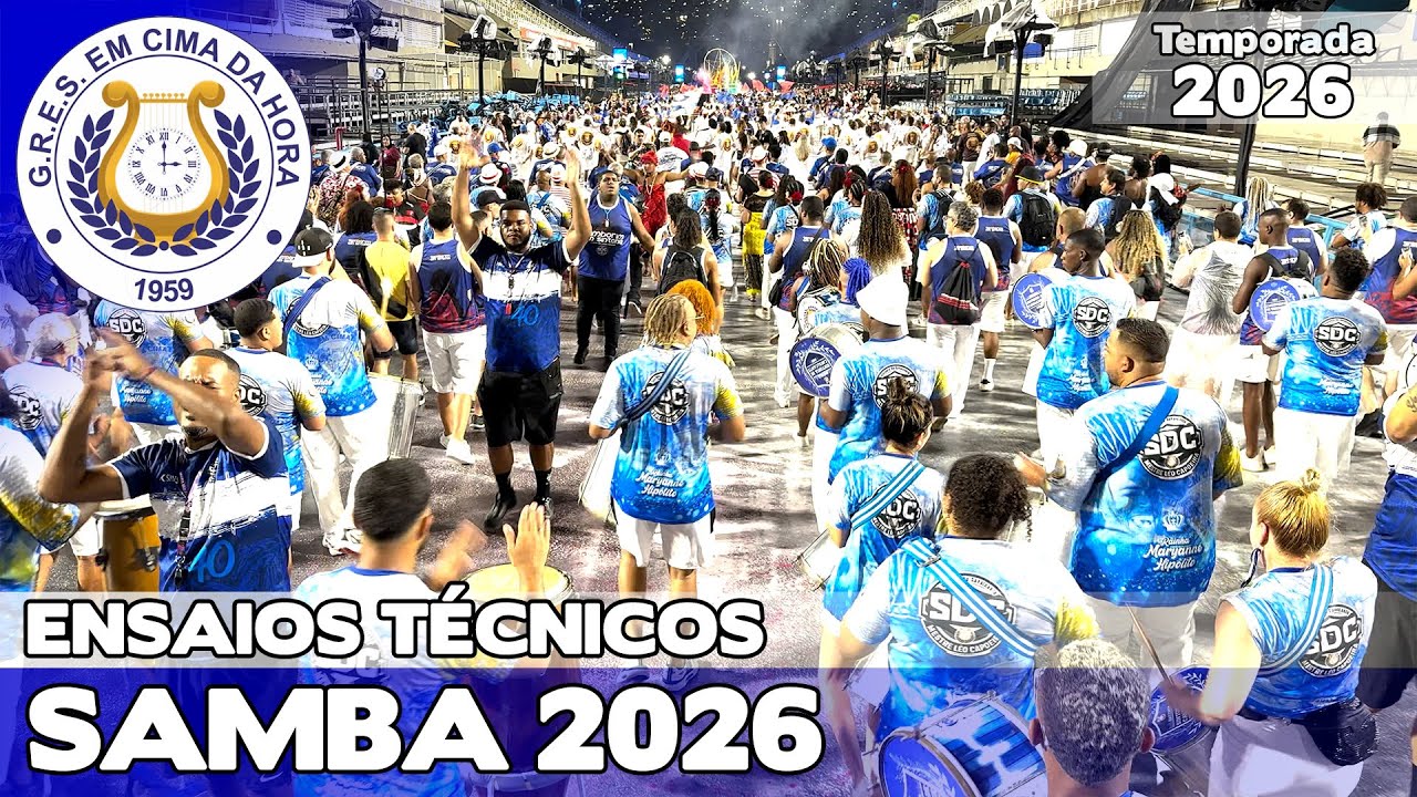 EM CIMA DA HORA 2026 - 4K | ENSAIO TÉCNICO - LARGADA E PISTA | SAMBA AO VIVO #ETSO26