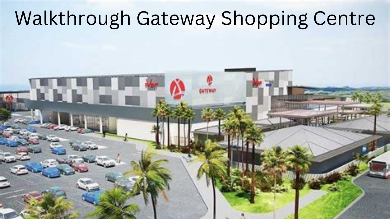 Gateway Shopping Centre in Palmerston walk through. (4k)