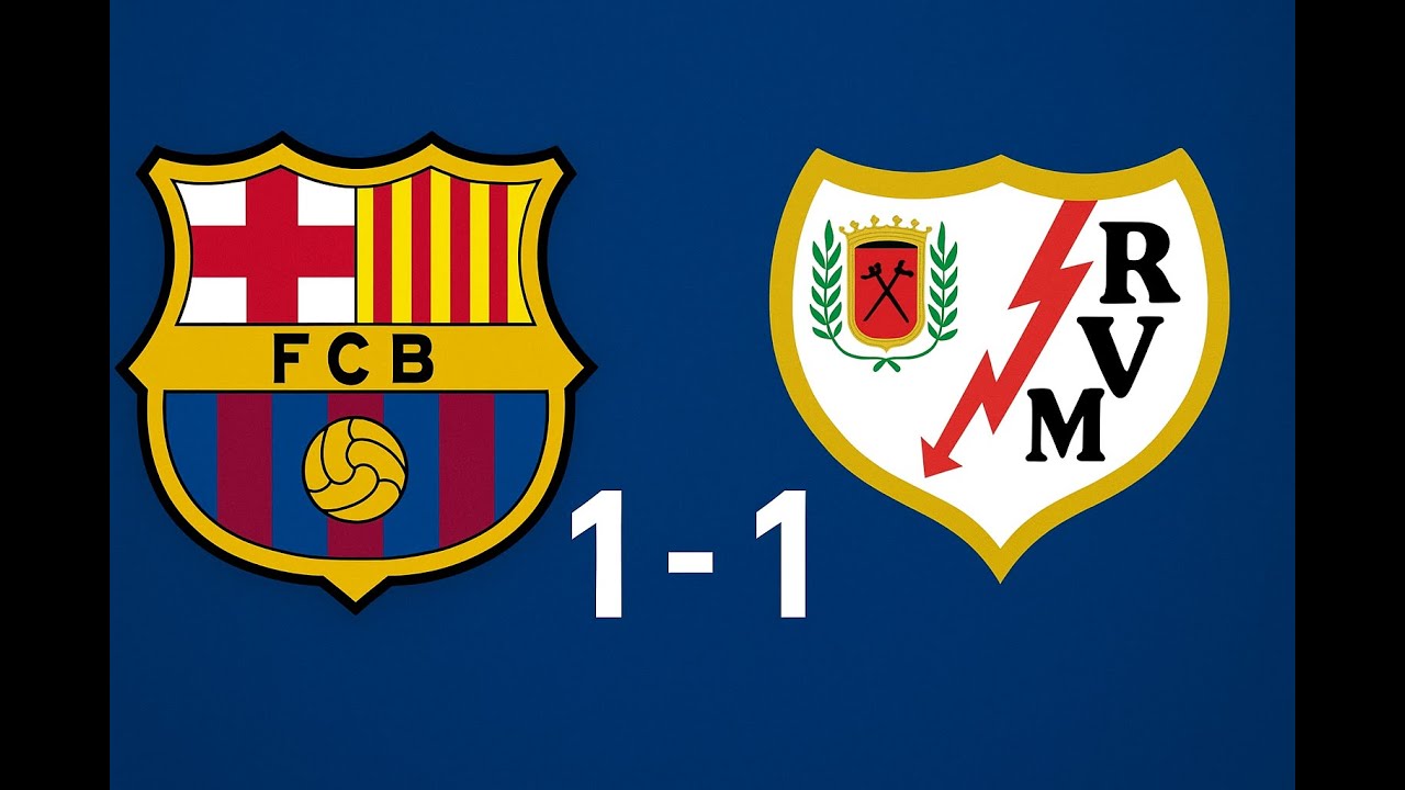 Rayo Vallecano 1 - 1 Barcelona Match Analysis