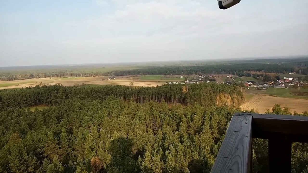 301@ Wieża widokowa w Gminie Karsin. Wieża, z kt&oacute;rej coś widać. Wejście darmowe.