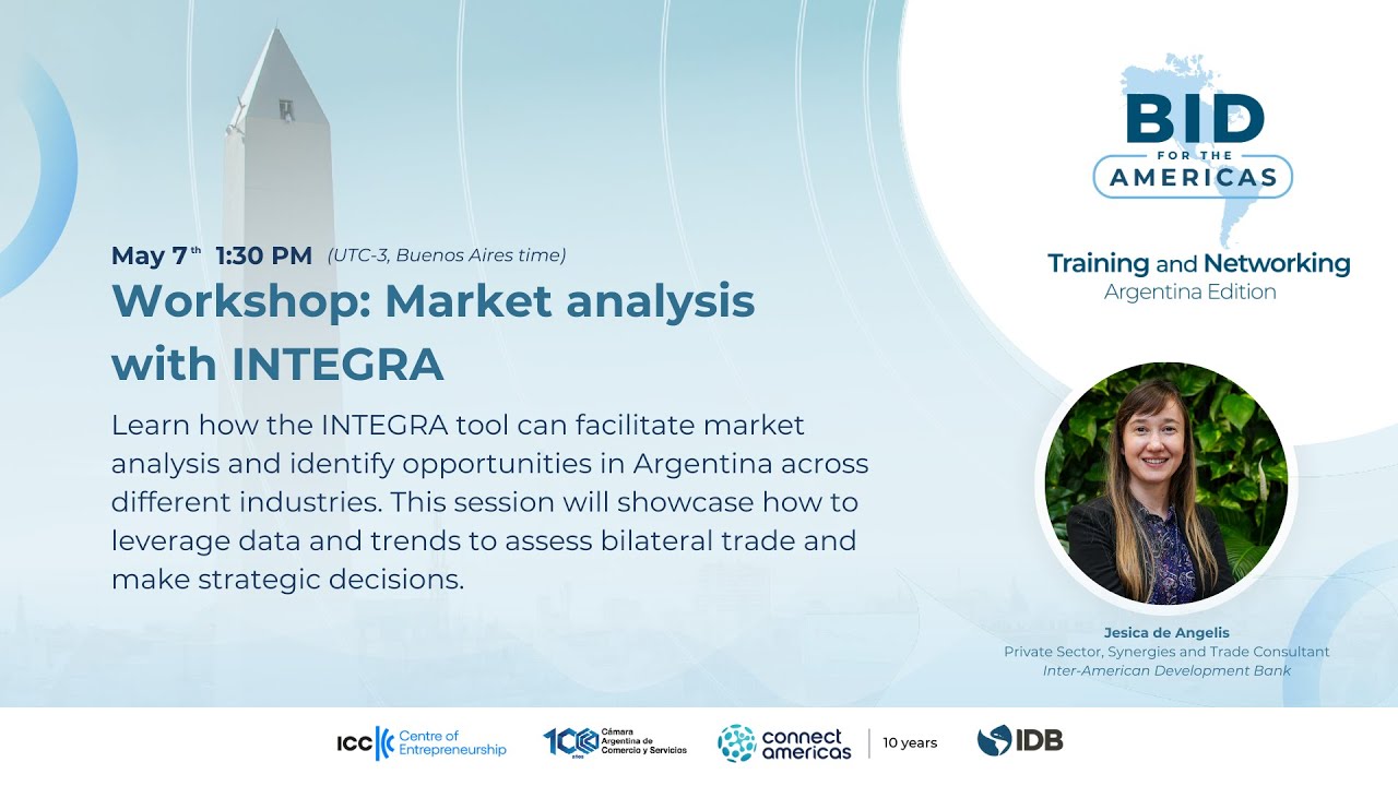 BID for the Americas | Workshop: Market analysis with INTEGRA