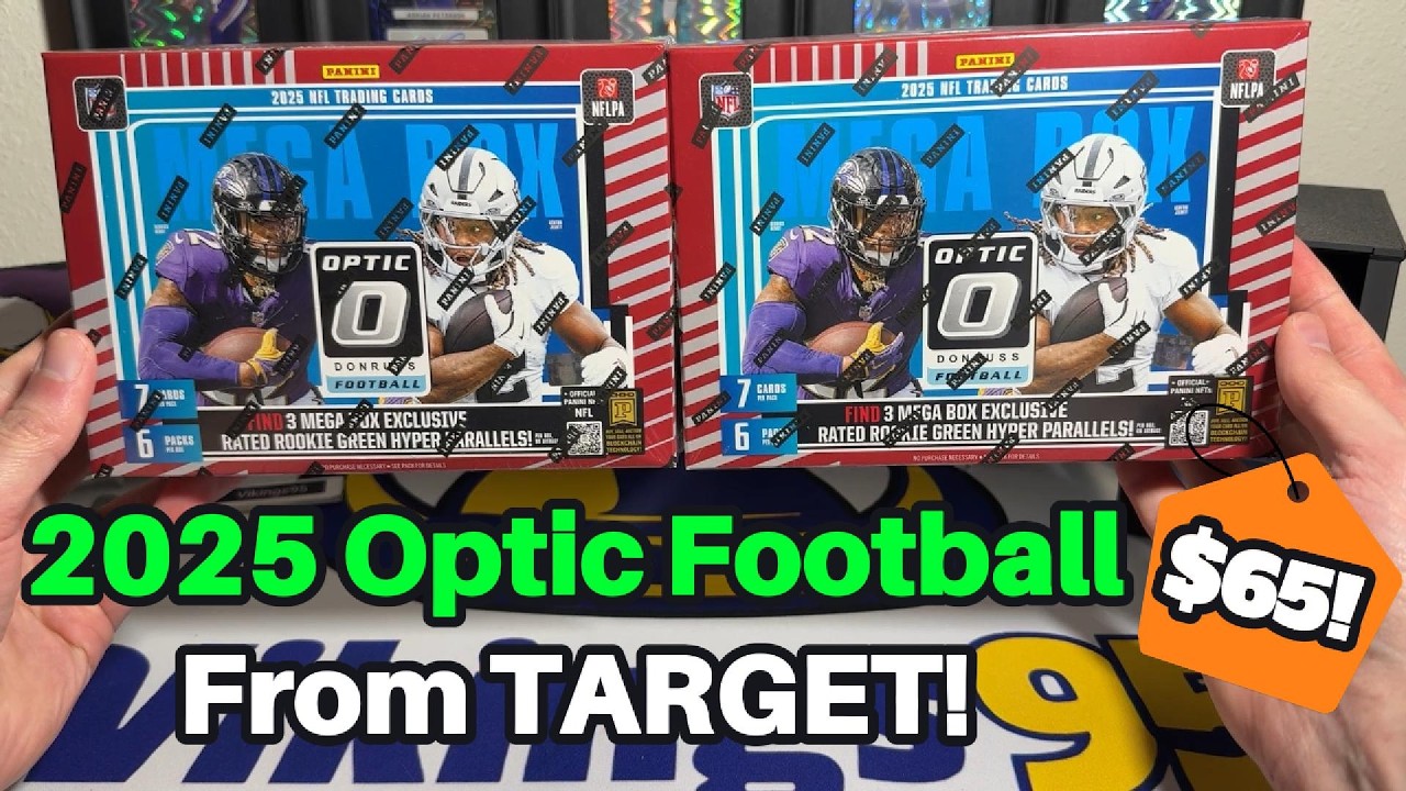 2025 Optic Football Mega Boxes From Target! WE GOT AN AUTOGRAPH! $65 Per Box!