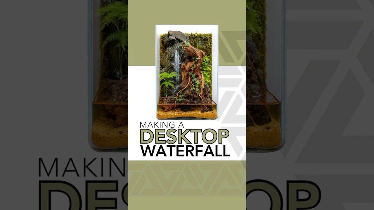Terrarium / paludarium waterfall tutorial